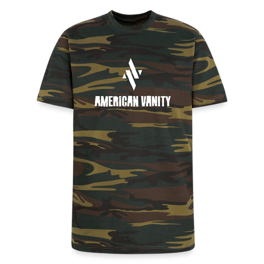 American Vanity Tee Camo - green camo